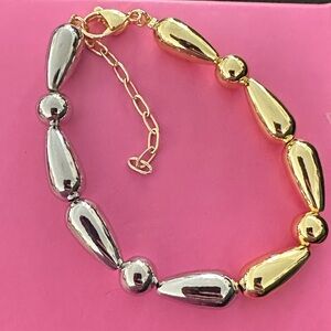 Beautiful two toned Love Poppy bracelet